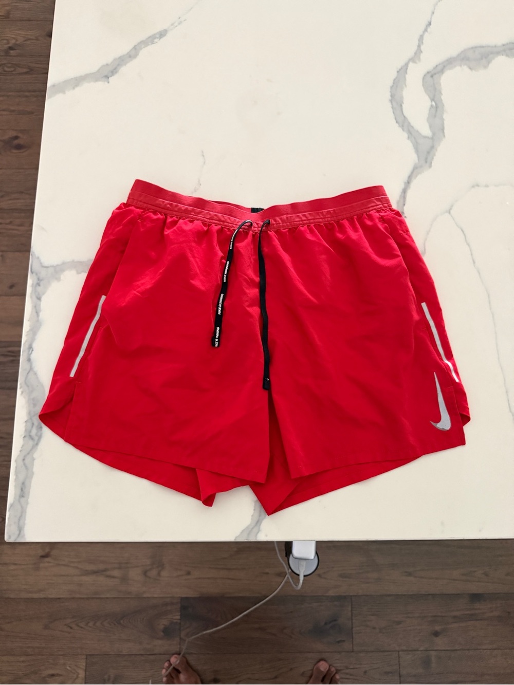 Nike 5 inch Men’s Bright Red Athletic Running Shorts